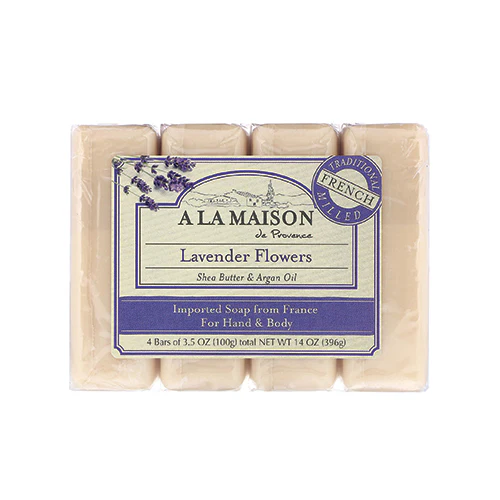 A La Maison Lavender Flowers Bar Soap 400g