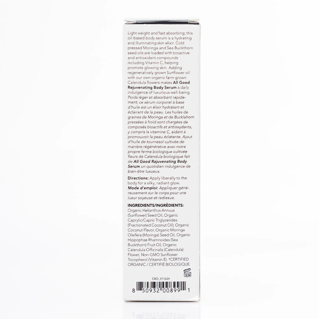 All Good Rejuvenating Body Serum Coconut 89ml - Image 3