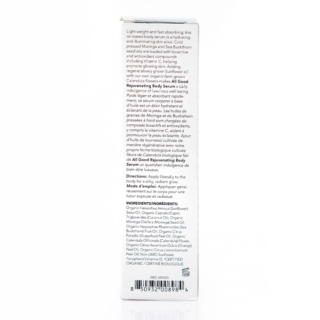 All Good Rejuvenating Body Serum Grapefruit 89ml - Image 4