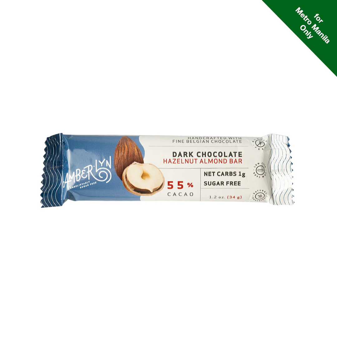Amberlyn Dark Chocolate Hazelnut Almond Bar 34g
