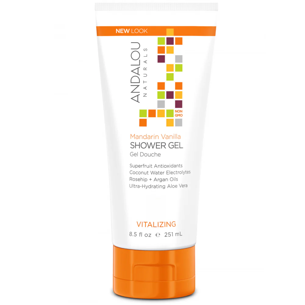 Andalou Naturals Vitalizing Mandarin Vanilla Shower Gel 251ml