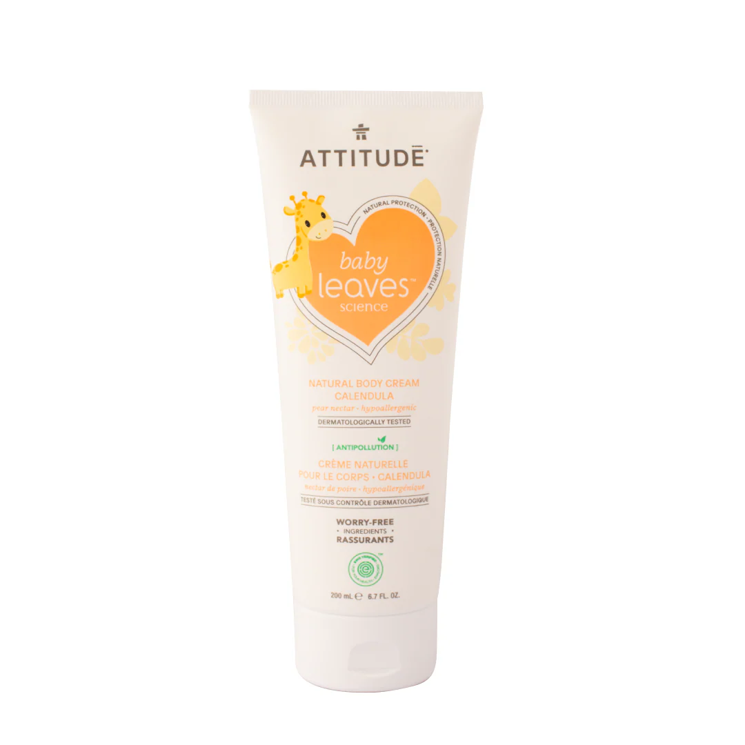 Attitude Baby Leaves Body Cream Calendula Pear Nectar 200ml