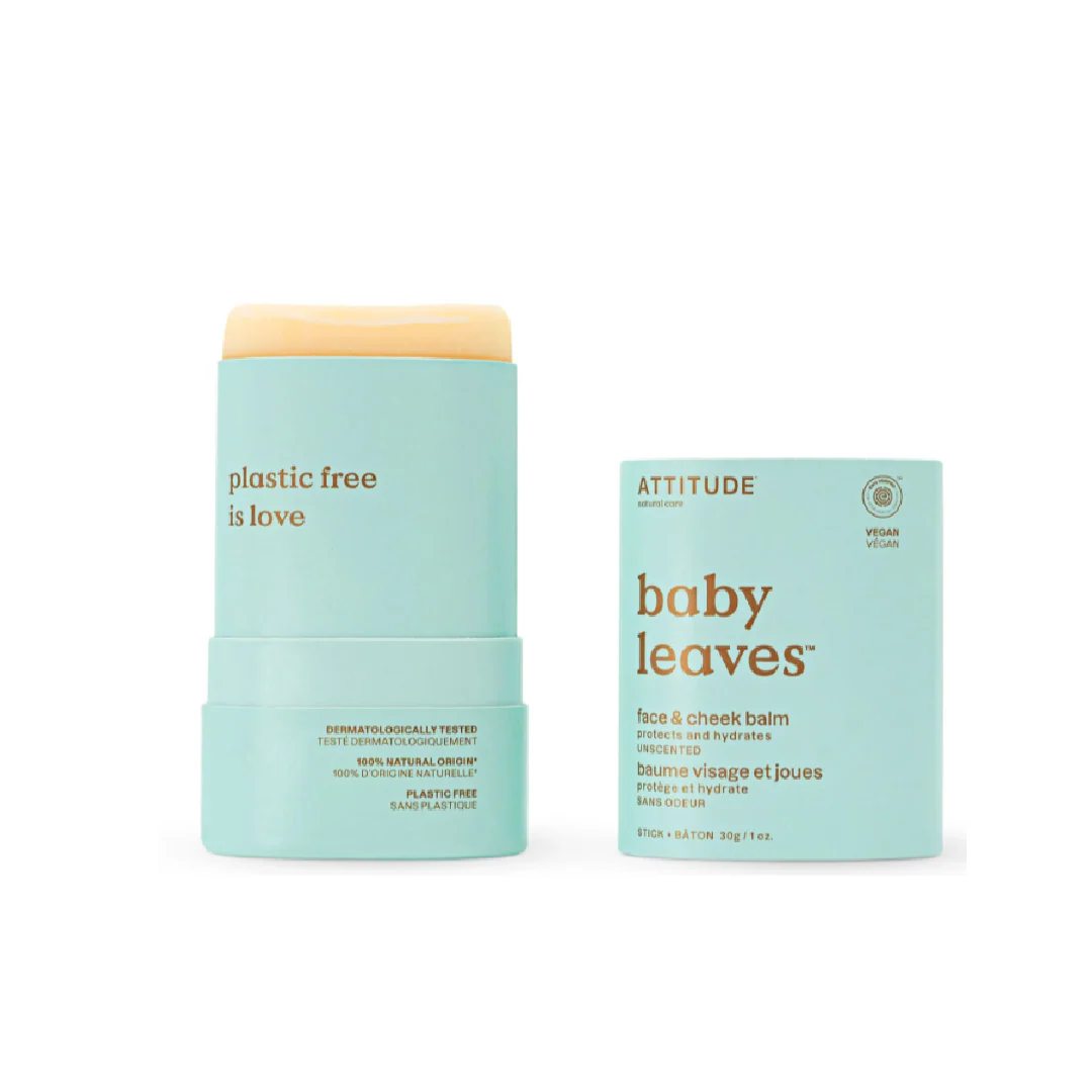 Attitude Baby Leaves Face & Cheek Balm Stick Unscented 30g - Image 2