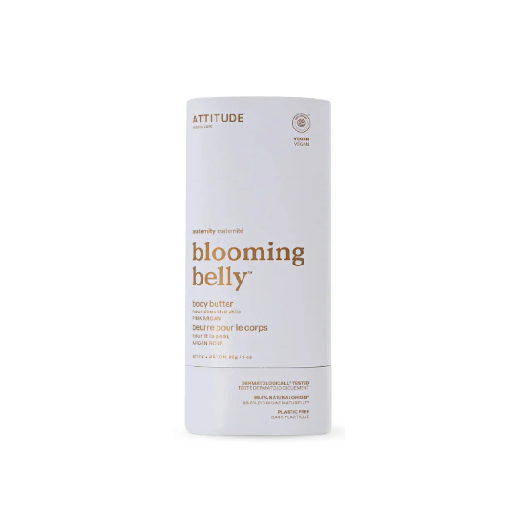 Attitude Blooming Belly Body Butter Stick Argan 85g
