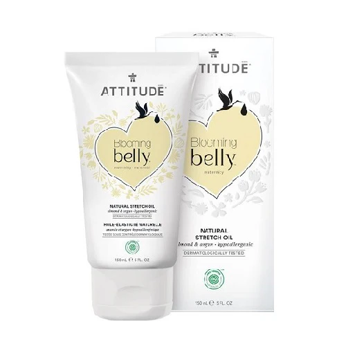 Attitude Blooming Belly Natural Stretch Oil Almond & Argan 150ml - Image 2