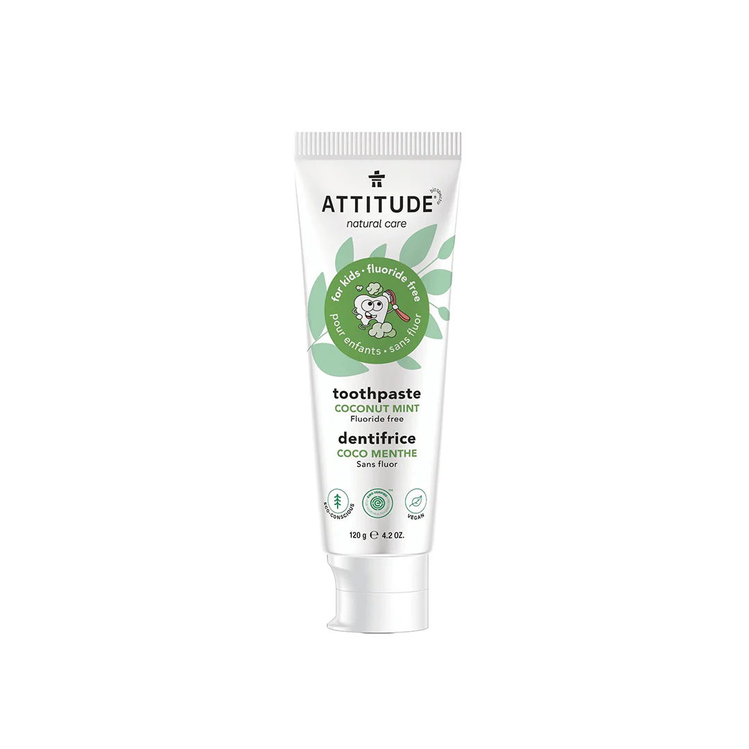 Attitude Kids Toothpaste Coconut Mint Fluoride Free 120g - Image 2