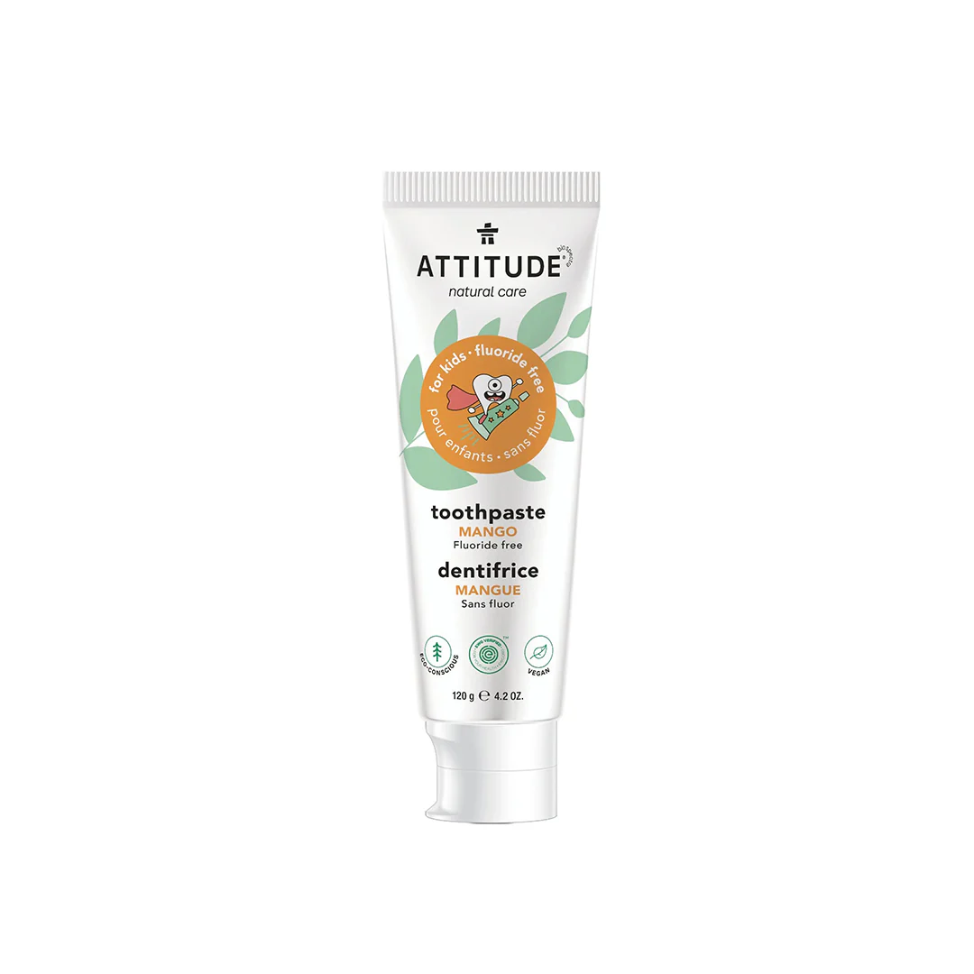 Attitude Kids Toothpaste Mango Fluoride Free 120g - Image 2