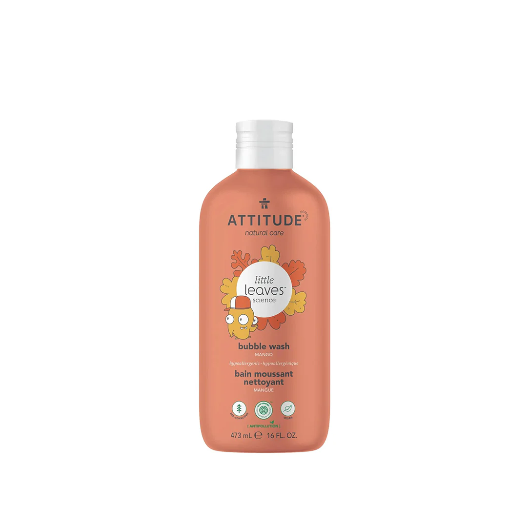 Attitude Little Leaves Bubble Wash Mango 473ml - Image 2