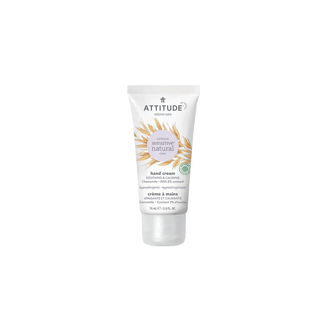 Attitude Sensitive Natural Care Hand Cream Soothing and Calming Chamomile with 2% Oatmeal 75ml