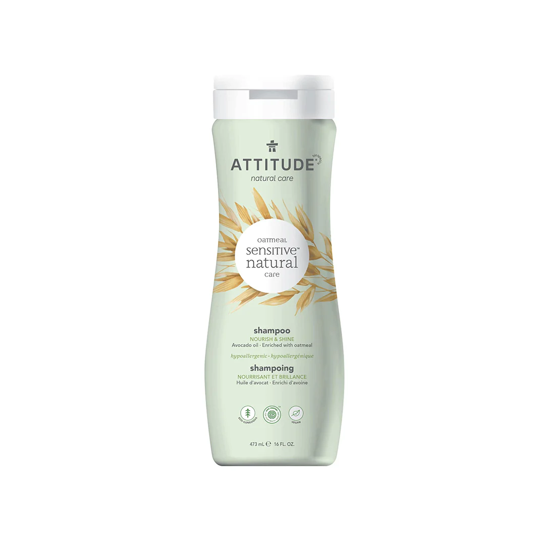 Attitude Sensitive Natural Care Shampoo Nourish and Shine Avocado Oil 473ml - Image 2