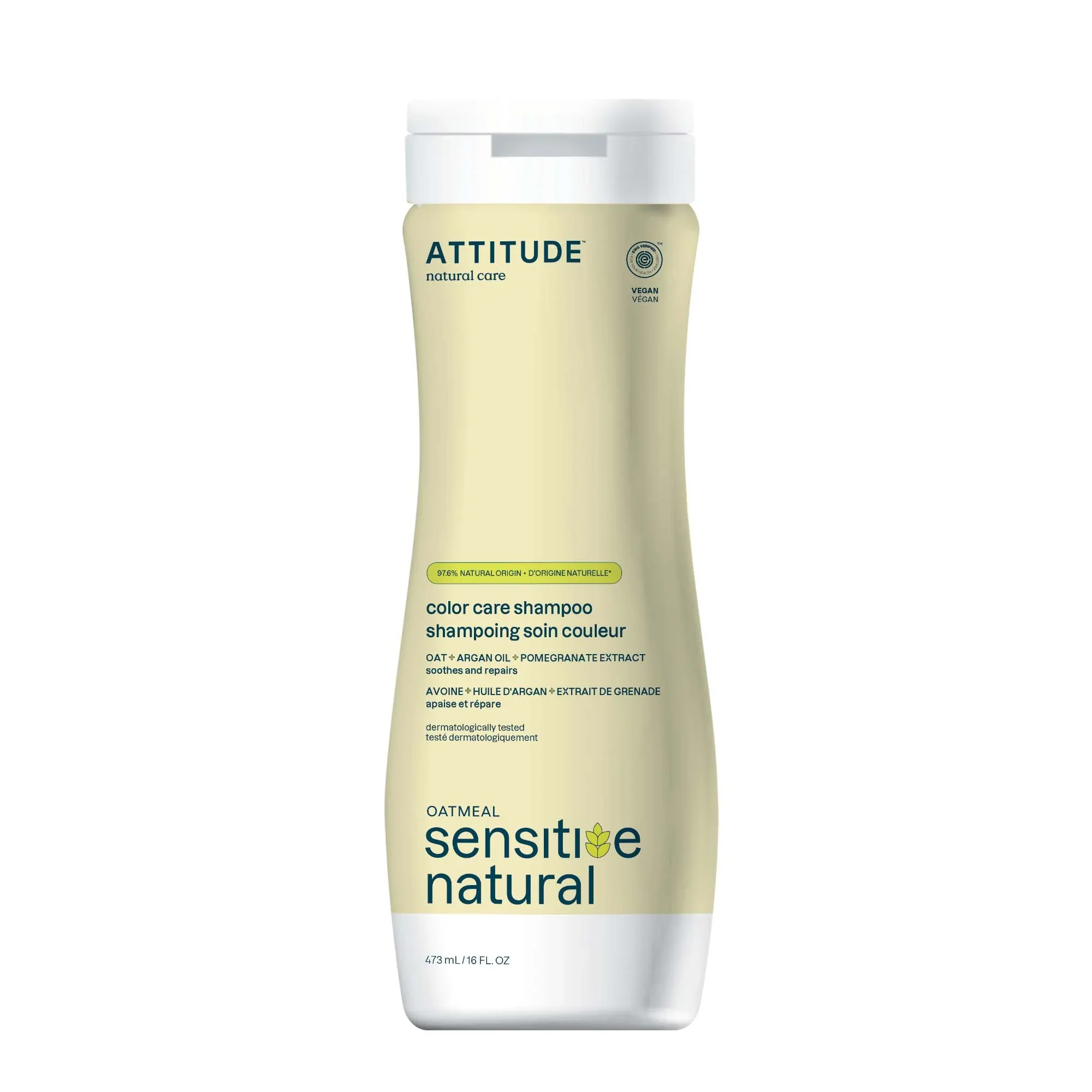 Attitude Sensitive Natural Care Shampoo Repair and Color Protection Argan Oil 473ml