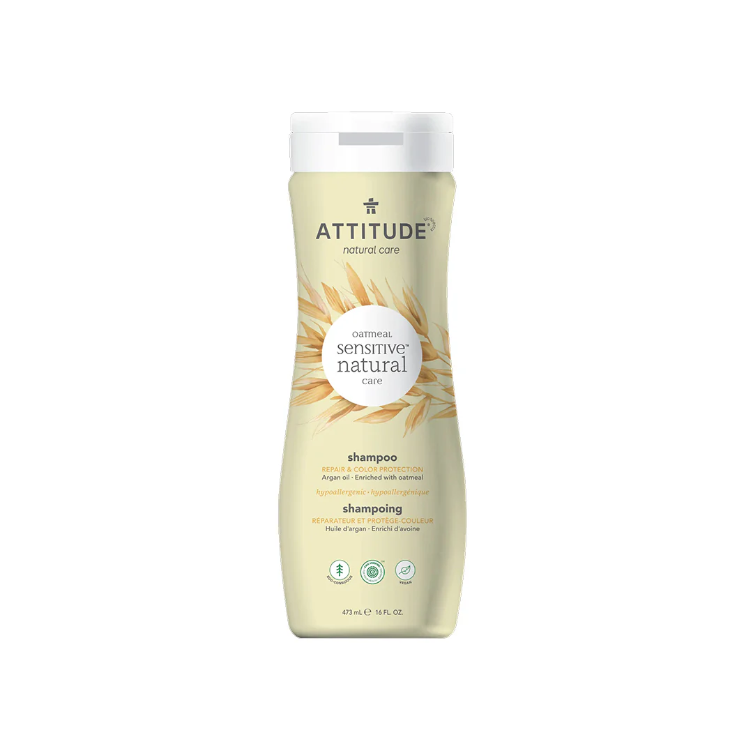 Attitude Sensitive Natural Care Shampoo Repair and Color Protection Argan Oil 473ml - Image 2