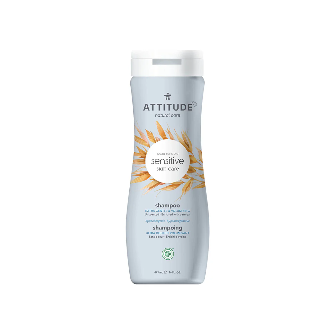 Attitude Sensitive Skin Care Shampoo Extra Gentle and Volumizing Unscented 473ml - Image 2