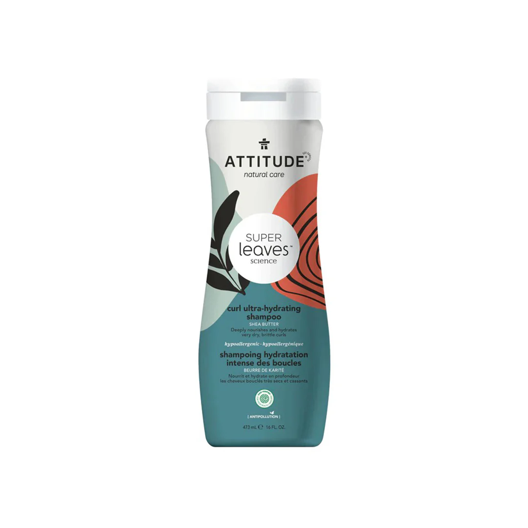 Attitude Super Leaves Curl Ultra-Hydrating Shampoo Shea Butter 473ml - Image 2