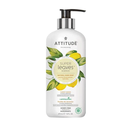 Attitude Super Leaves Lemon Leaves Hand Soap 473ml - Image 2