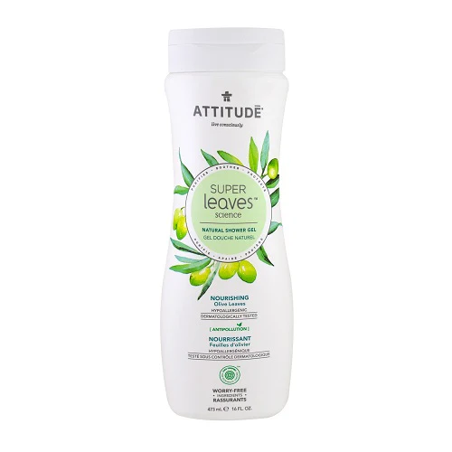 Attitude Super Leaves Nourishing Olive Leaves Shower Gel 473ml - Image 2