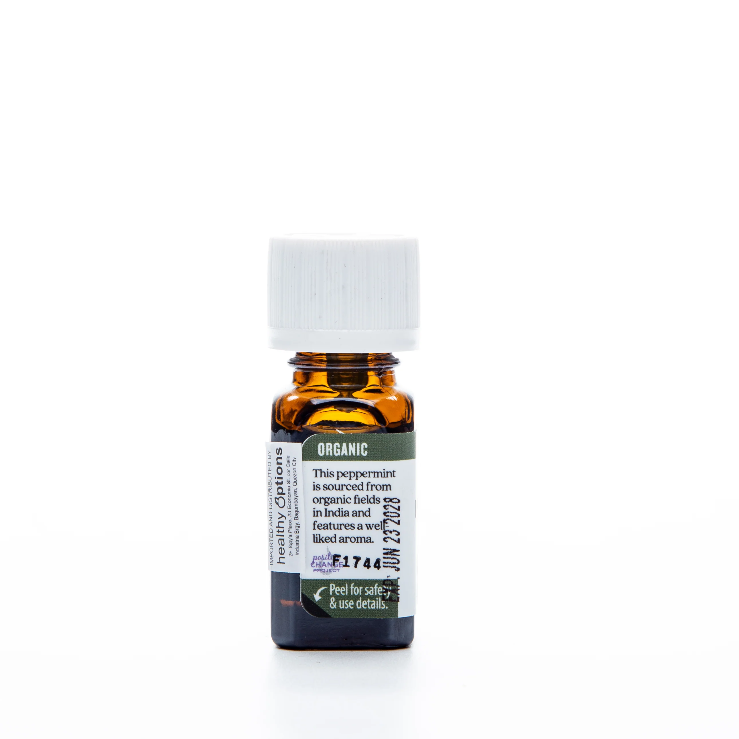 Aura Cacia Organic Essential Oil Peppermint 7.4ml - Image 3