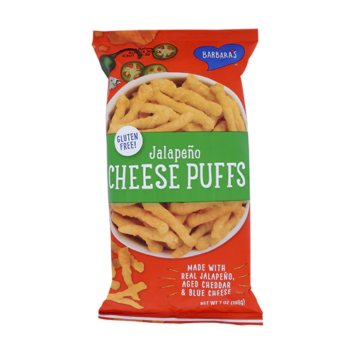 Barbara's Jalapeño Cheese Puffs 198g