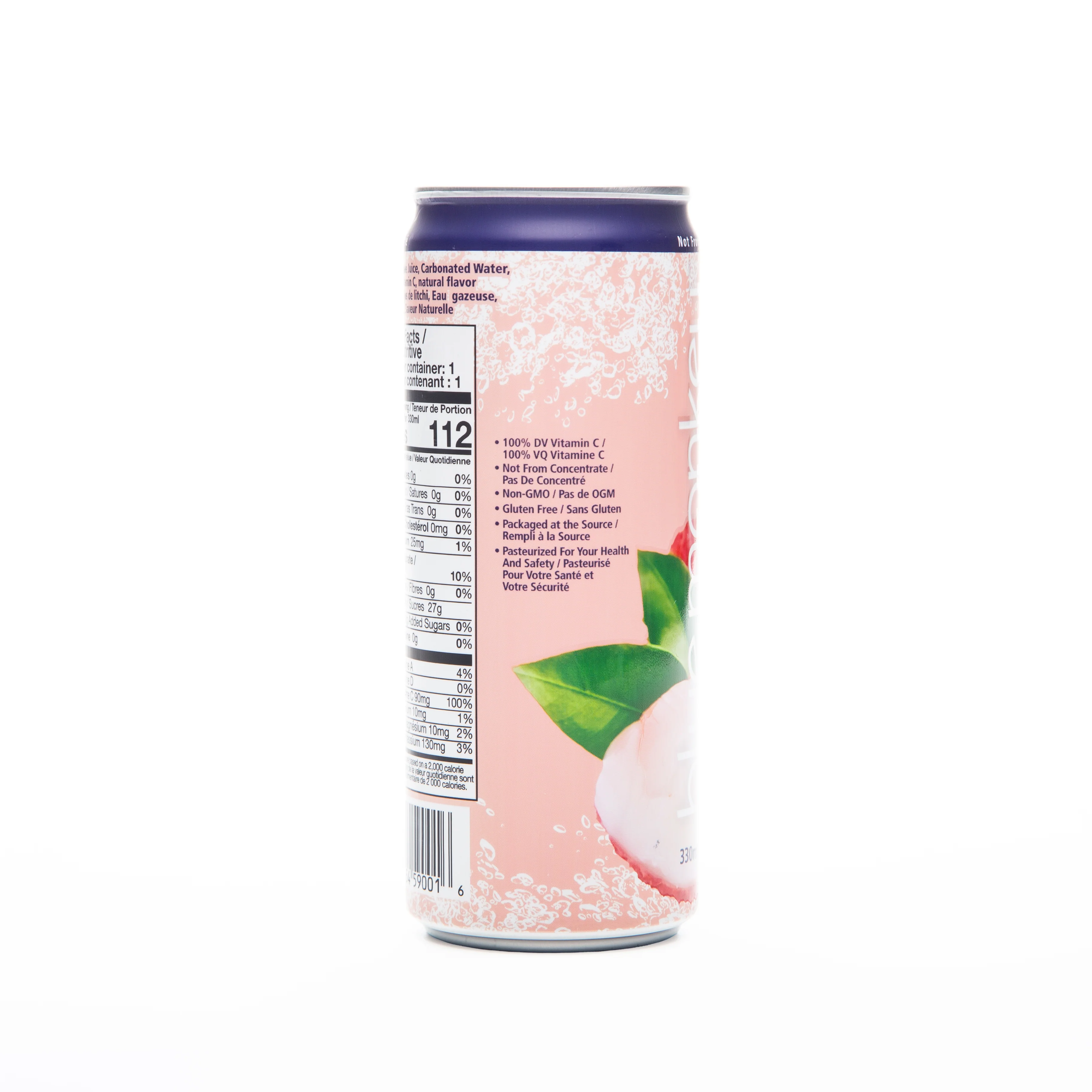 Blue Monkey Sparkling Lychee Juice 330ml - Image 2
