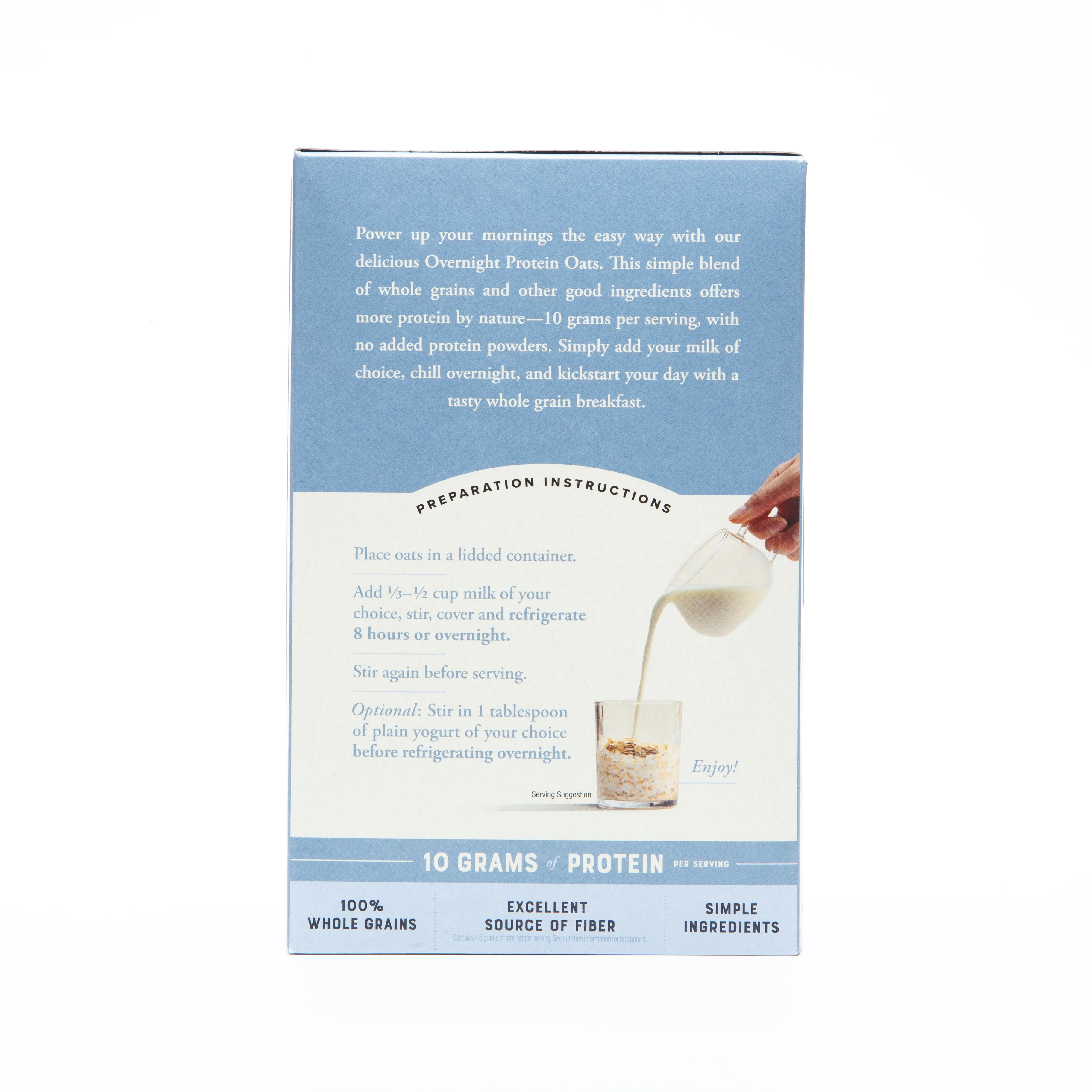 Bob's Red Mill Blueberries and Cream Overnight Protein Oats 4 - 60g - Image 2