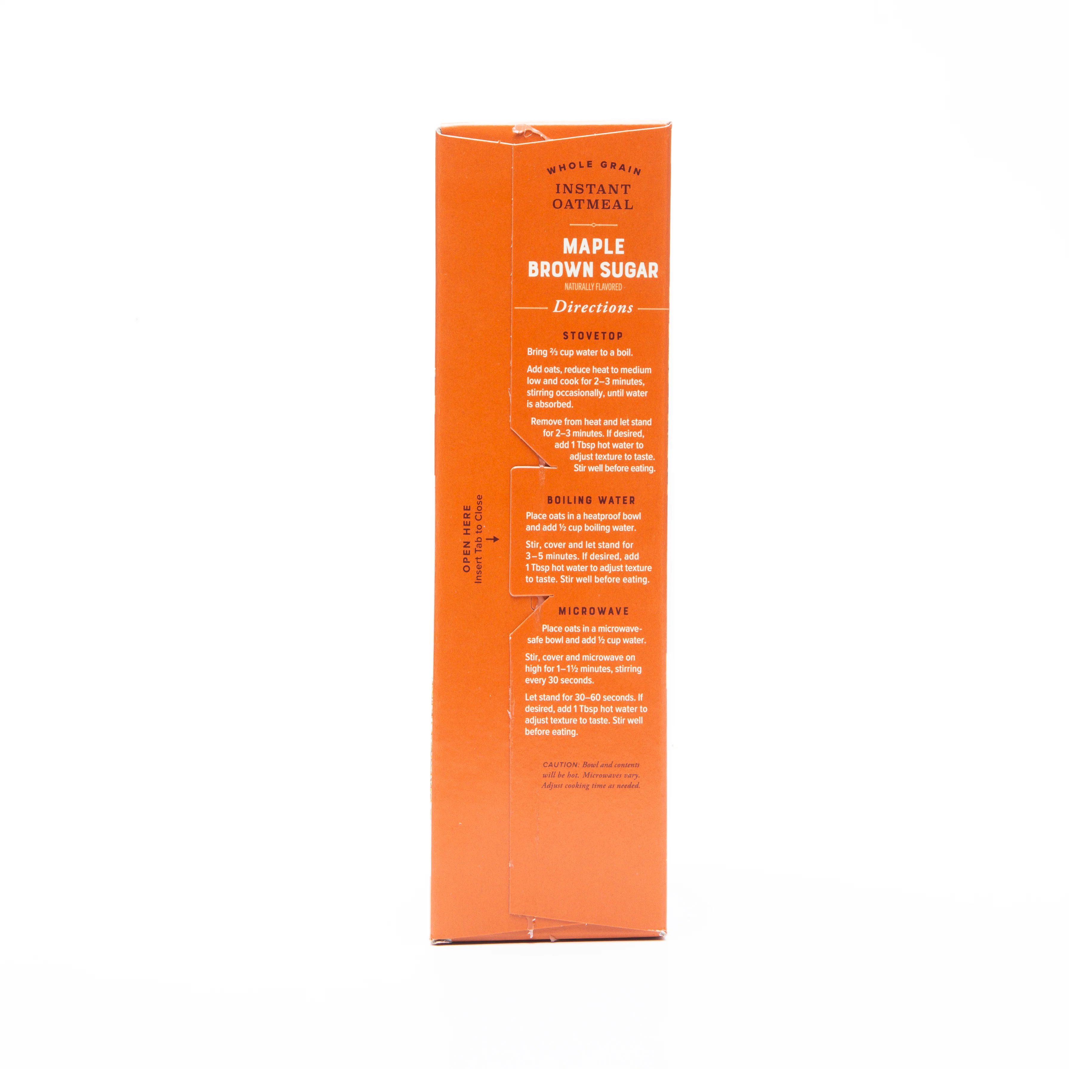 Bob's Red Mill Maple Brown Sugar Instant Oatmeal 6 - 45g - Image 2