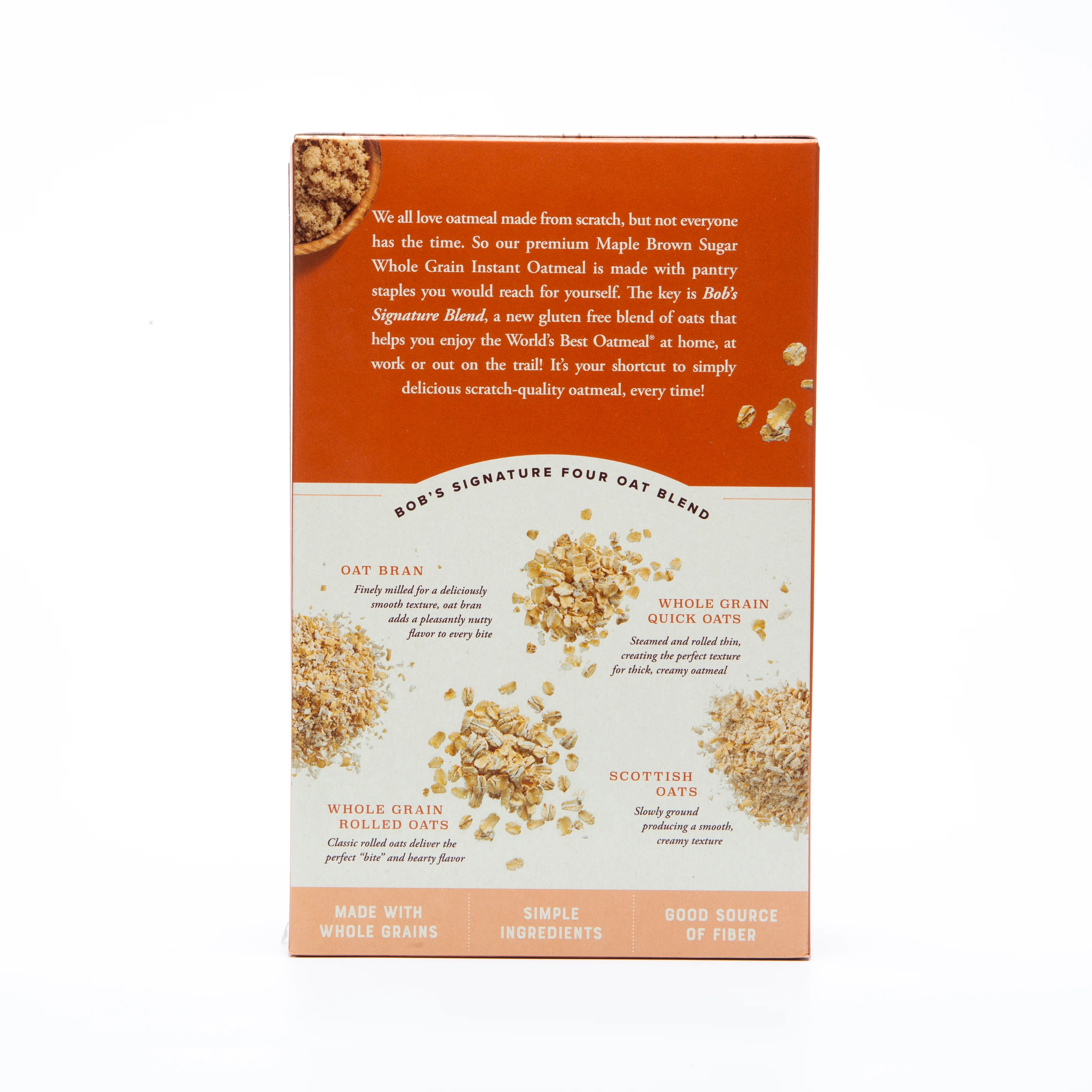 Bob's Red Mill Maple Brown Sugar Instant Oatmeal 6 - 45g - Image 6