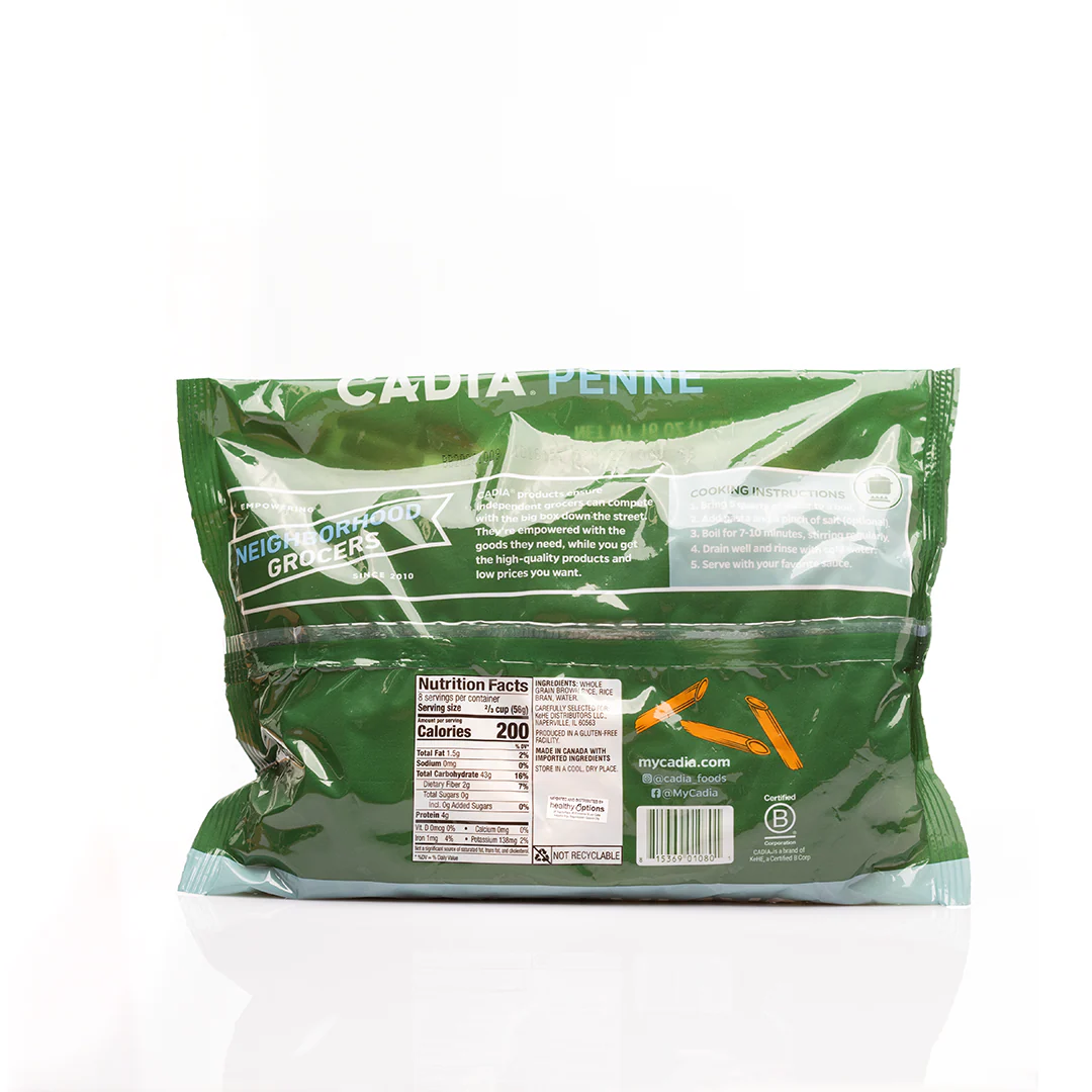 Cadia Brown Rice Penne 454g - Image 3