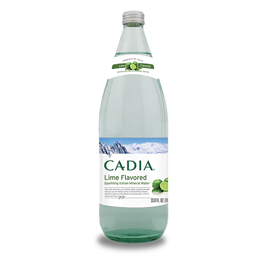 Cadia Lime Flavored Sparkling Italian Mineral Water 1L