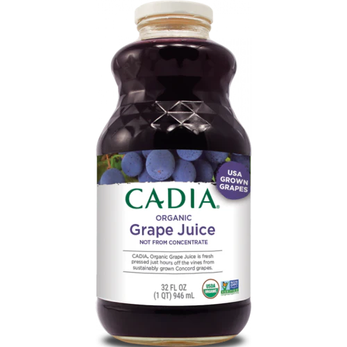 Cadia Organic Fresh Pressed Grape Juice 946ml