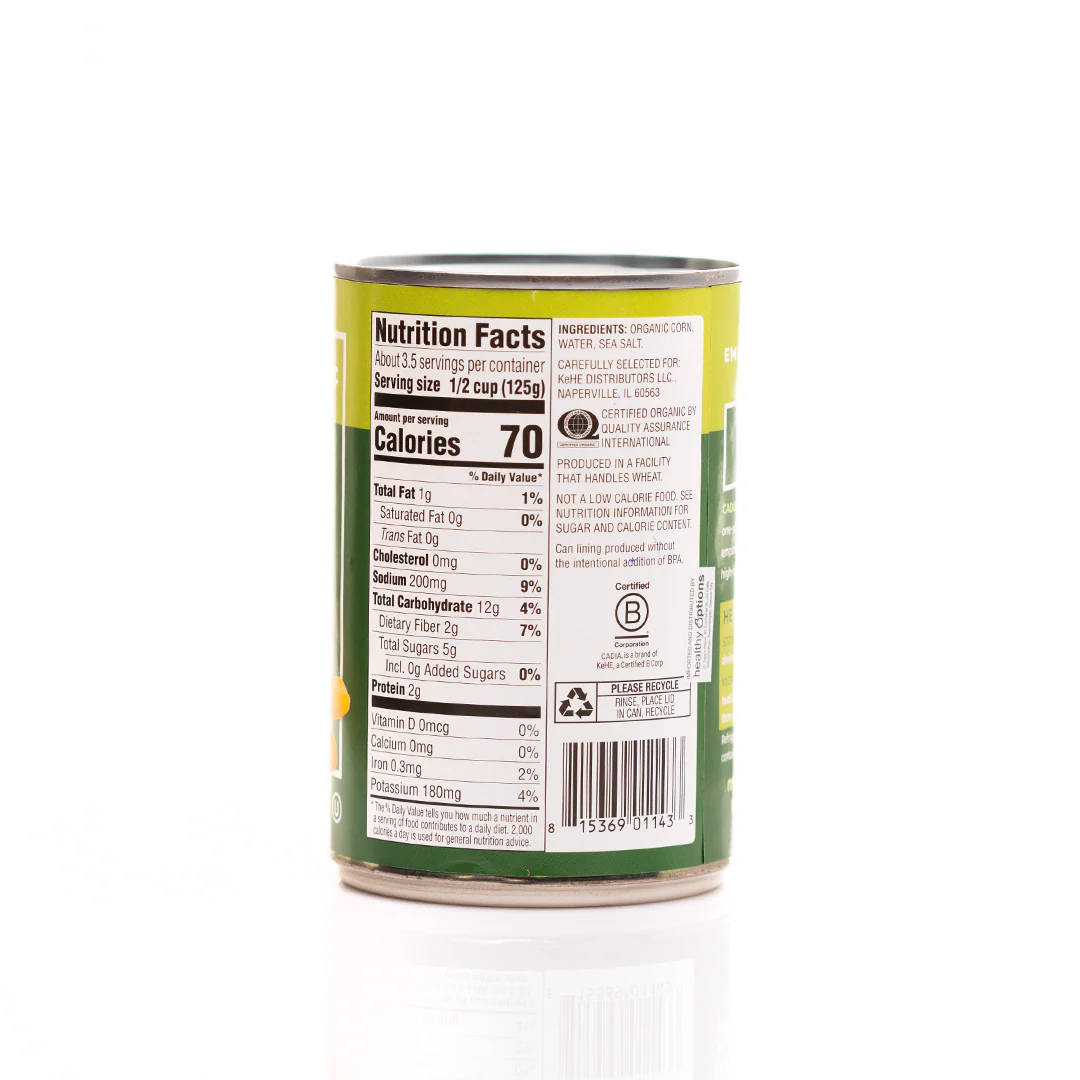 Cadia Organic Sweet Corn 425g - Image 3