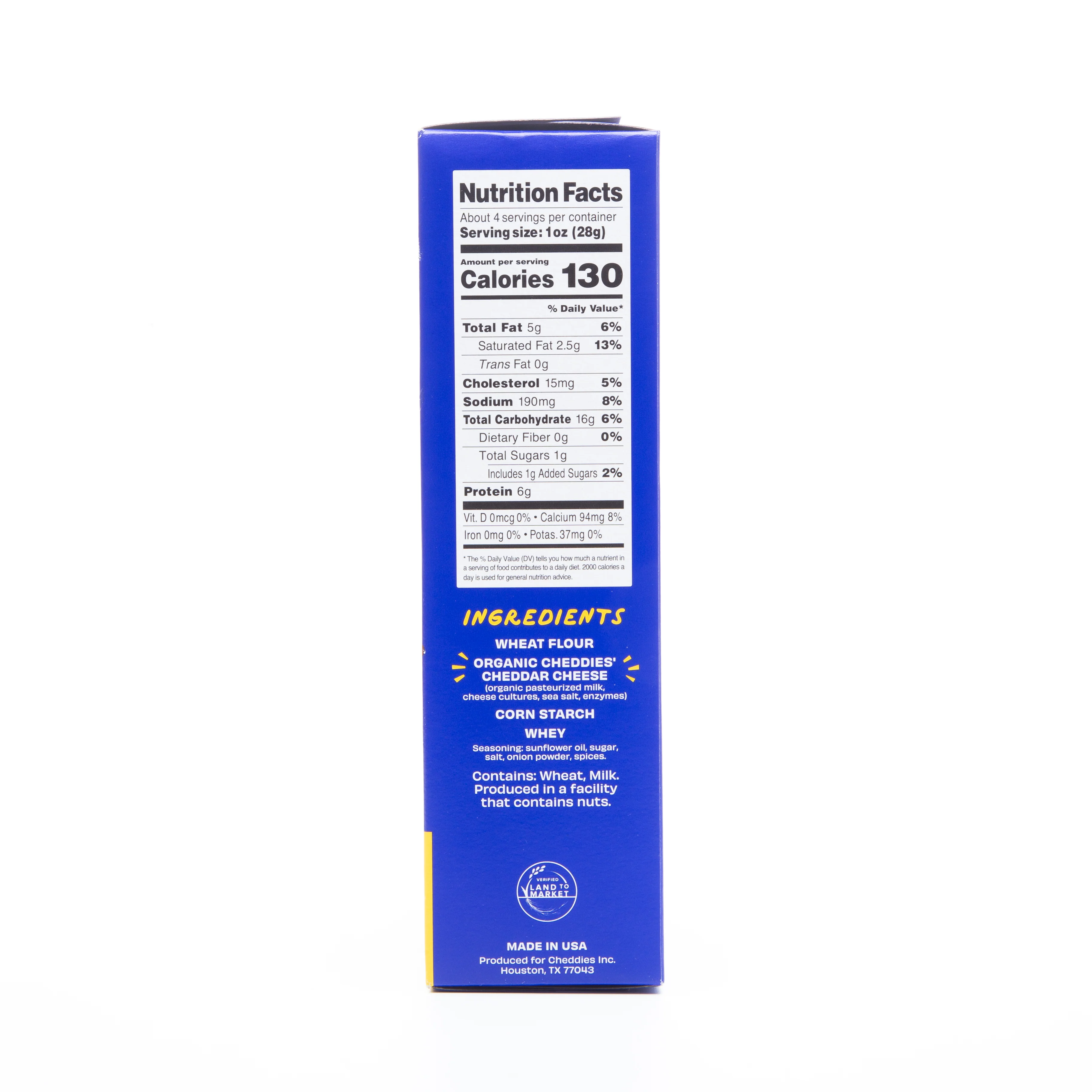 Cheddies Classic Cheddar Cheesy Crackers 119g - Image 4