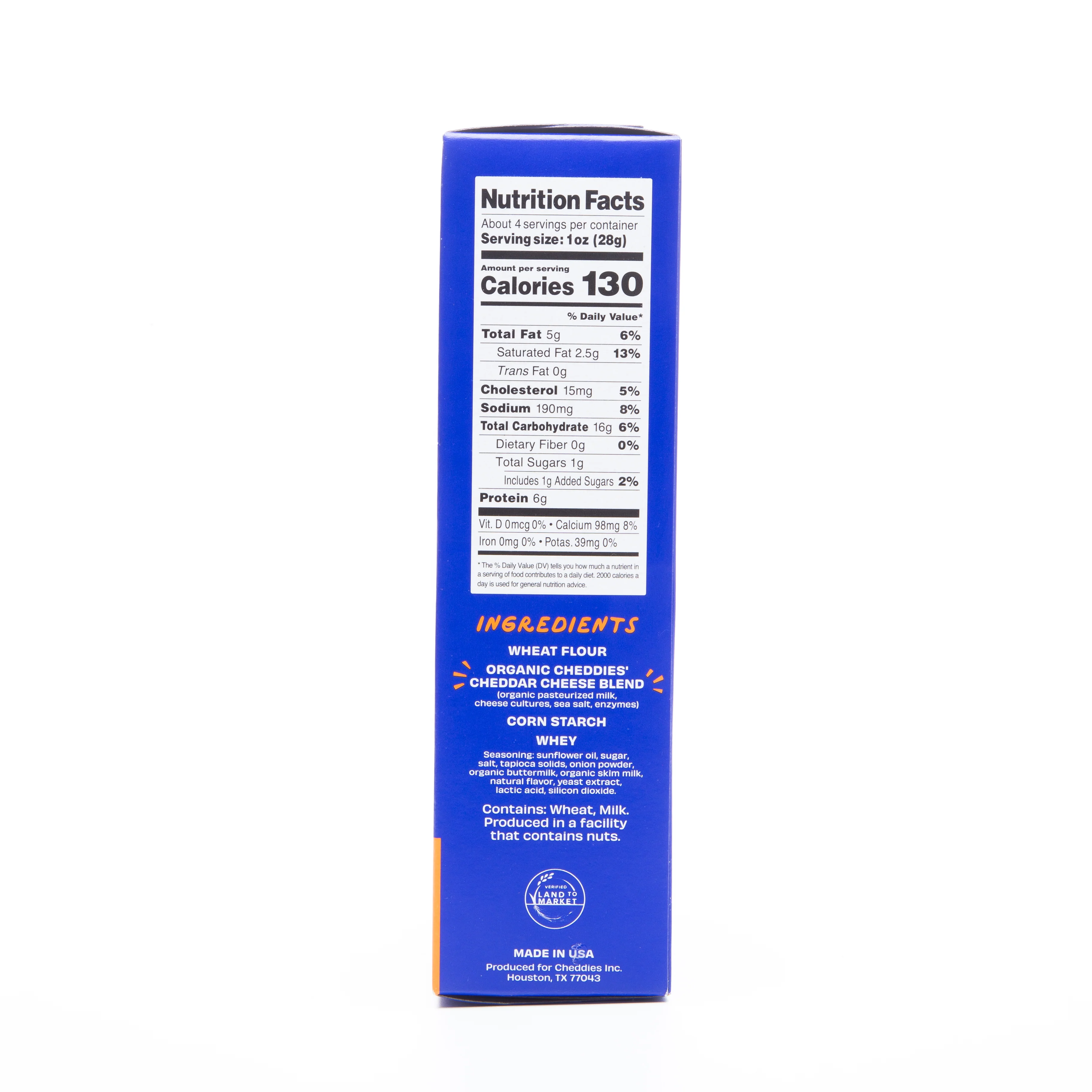 Cheddies Double Cheddar Cheesy Crackers 119g - Image 5