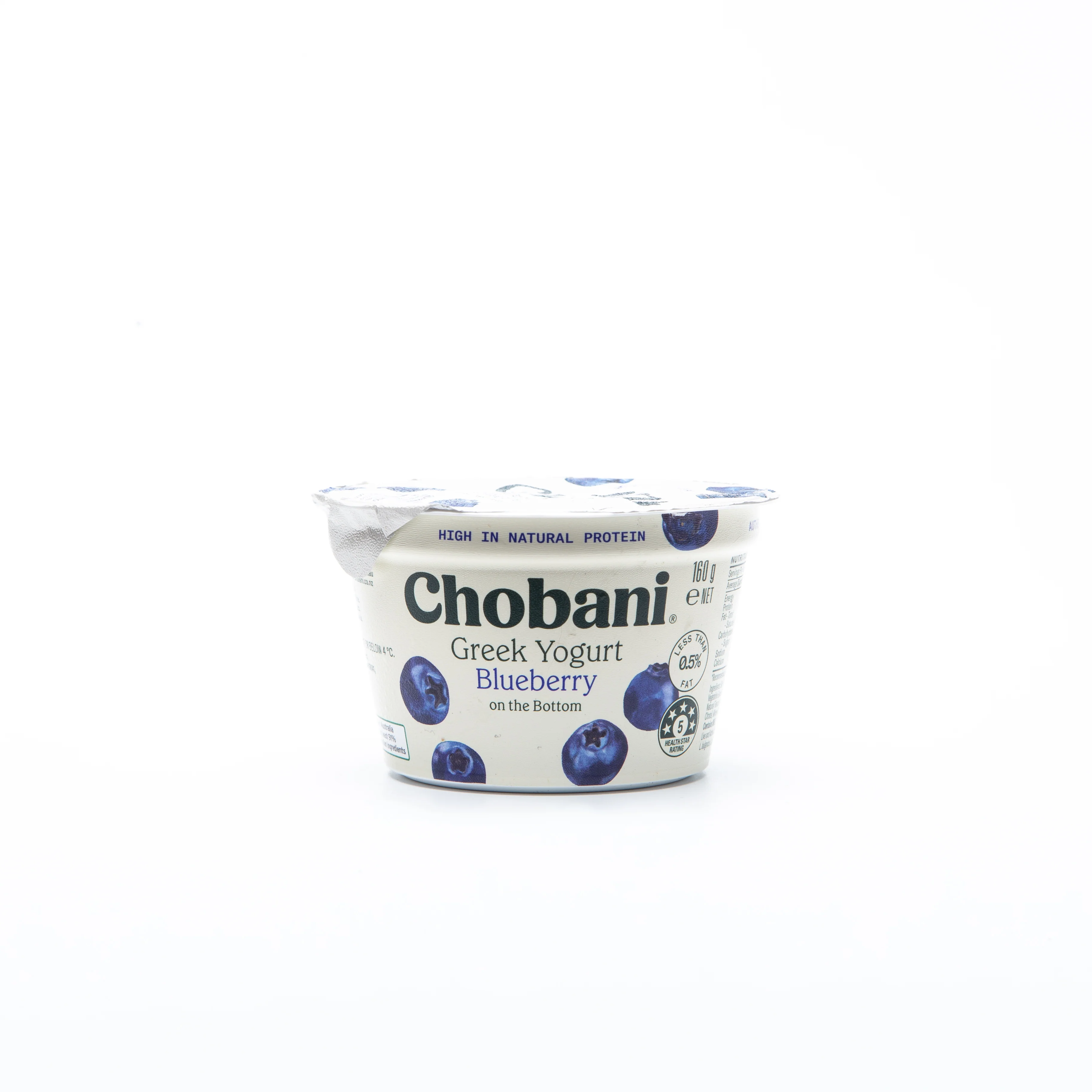 Chobani Blueberry on the Bottom Greek Yogurt 160g