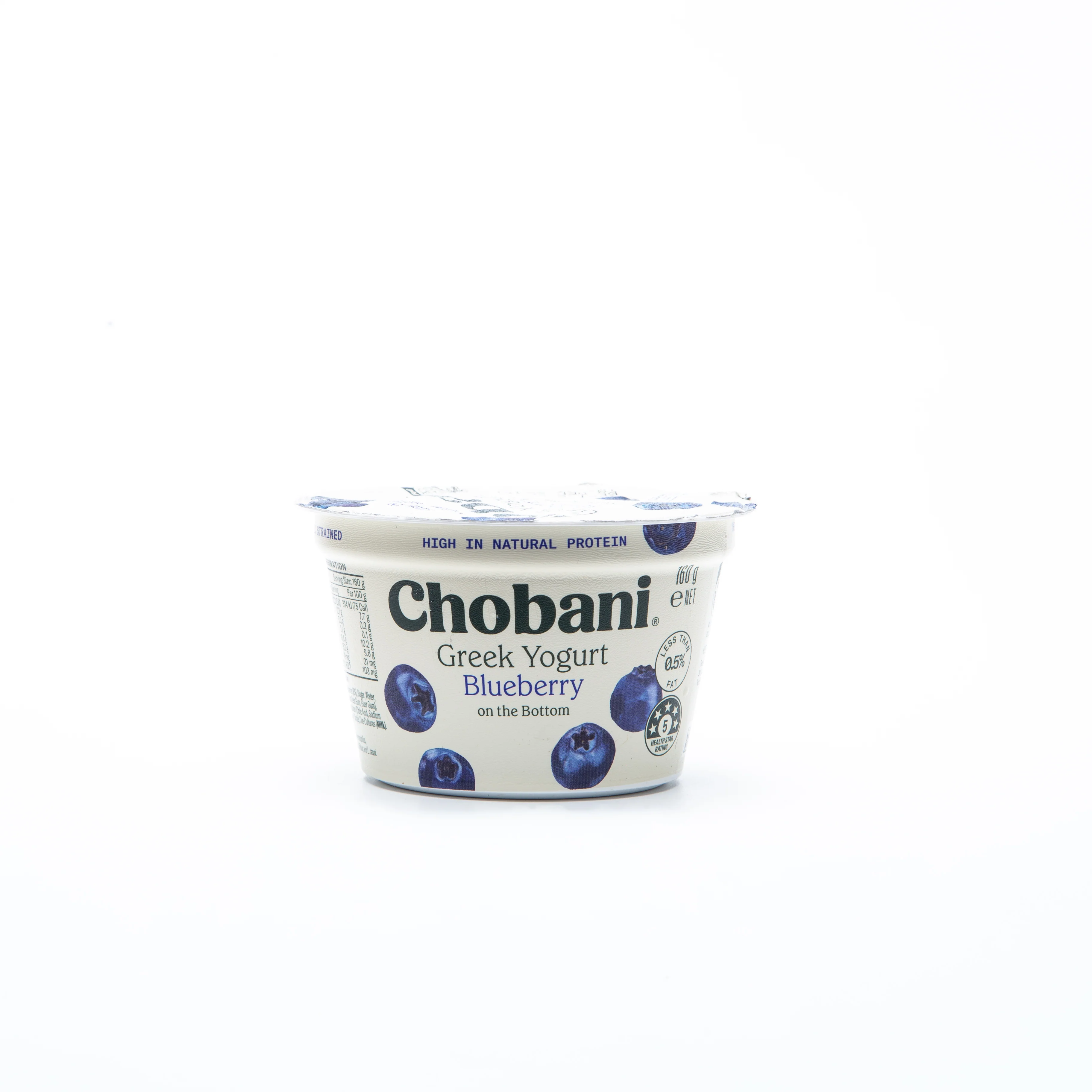 Chobani Blueberry on the Bottom Greek Yogurt 160g - Image 5