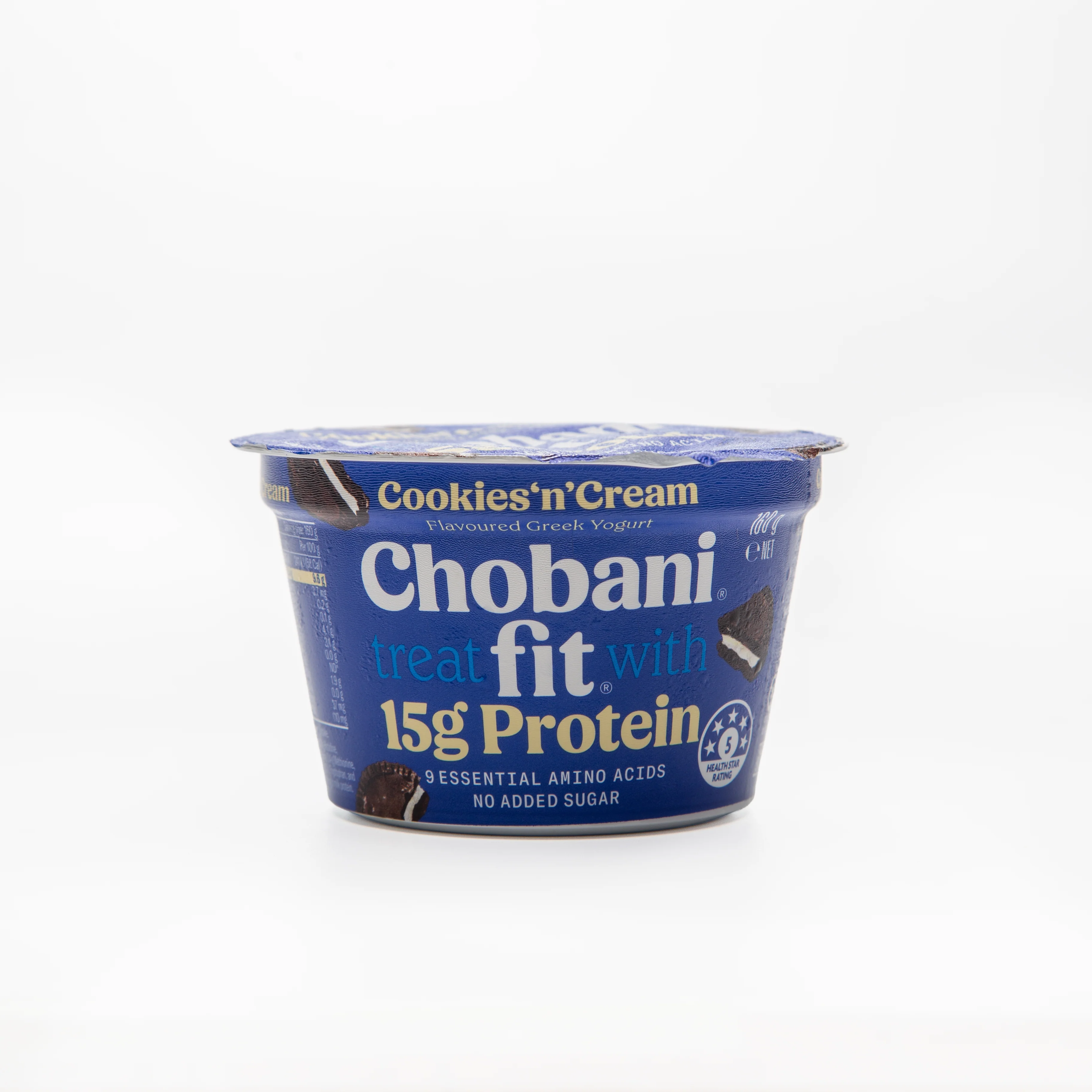 Chobani Cookies and Cream Greek Yogurt Fit (15 g Protein) – 160 g - Image 5