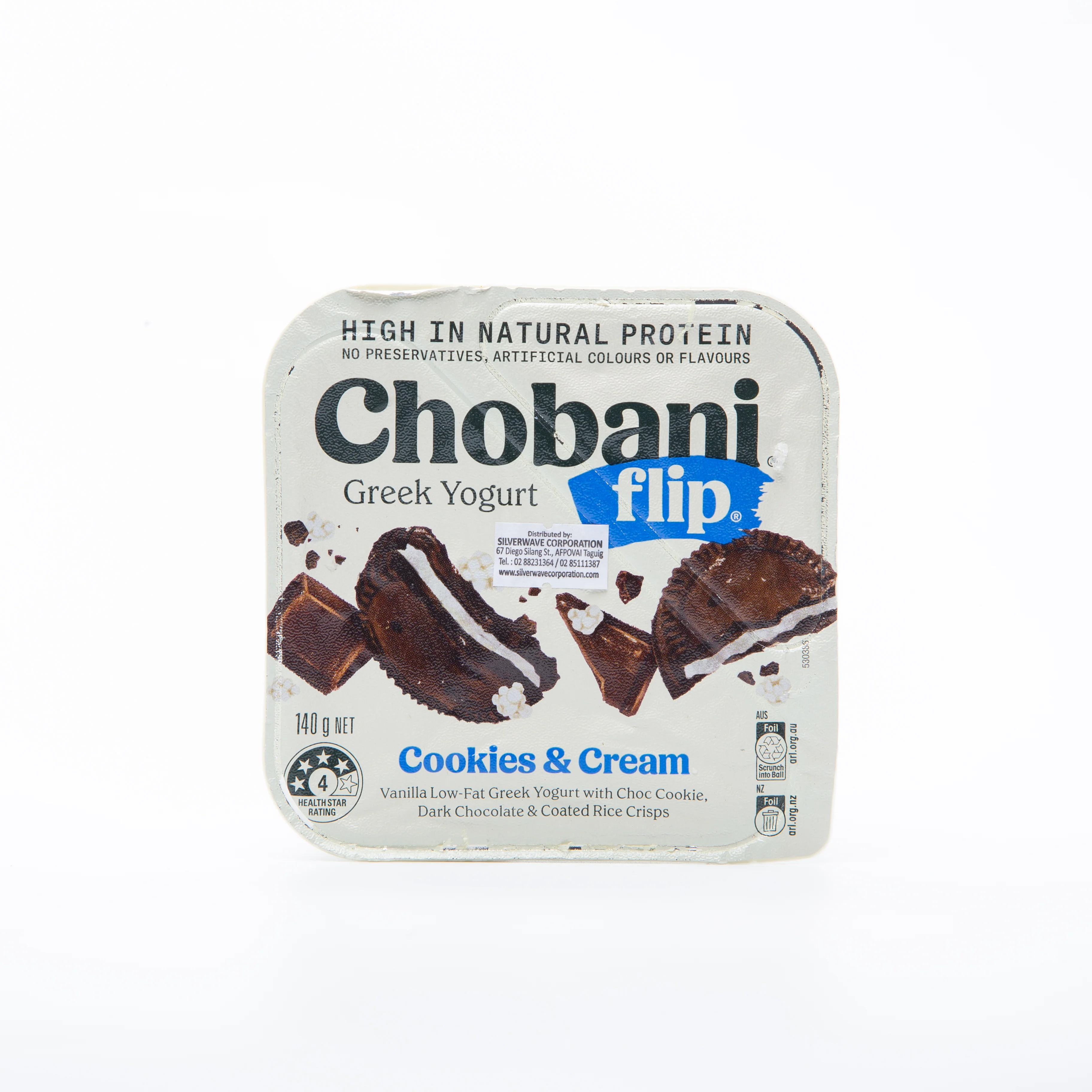 Chobani Cookies and Cream Greek Yogurt Flip 140g