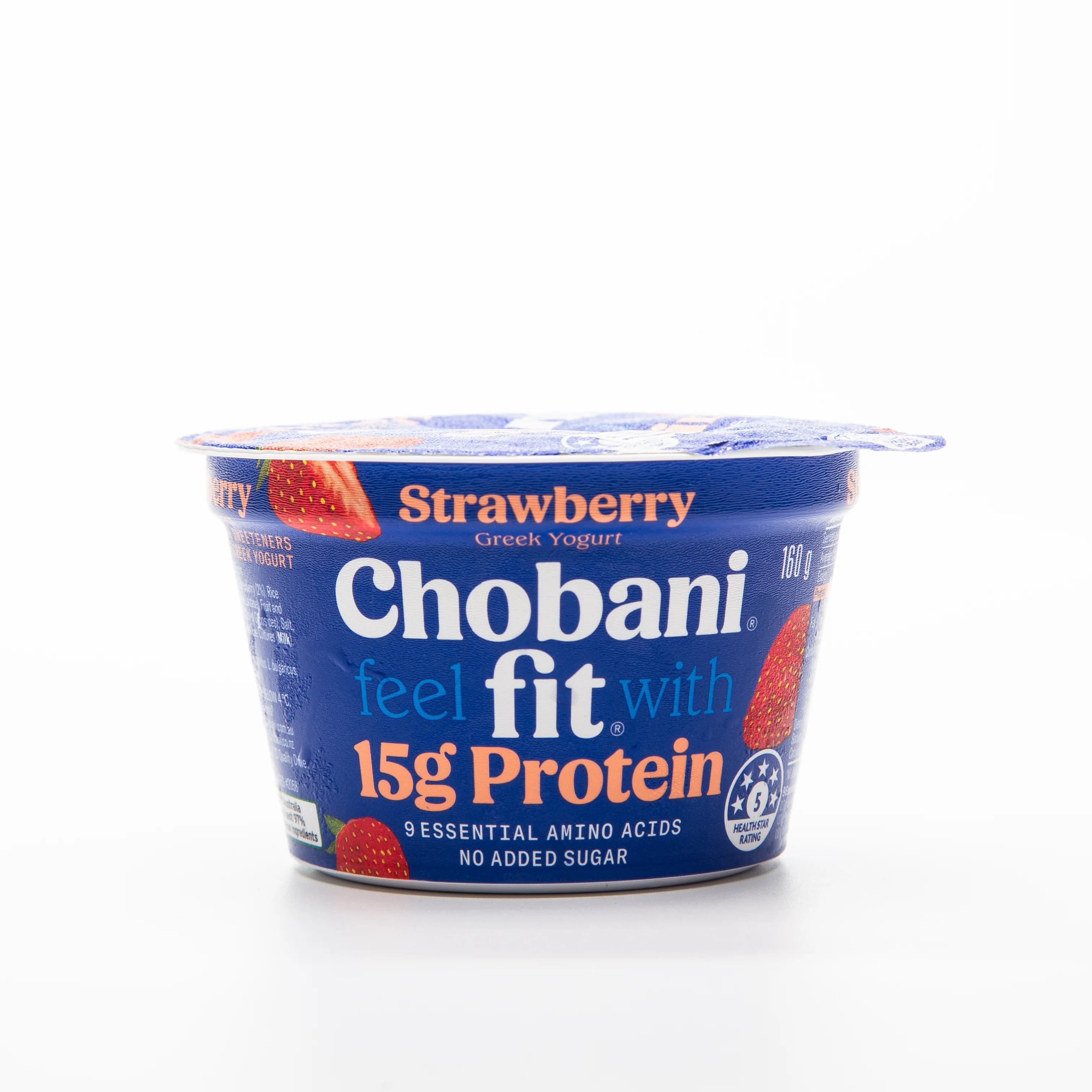 Chobani Strawberry Greek Yogurt Fit (15 g Protein) – 160 g - Image 5