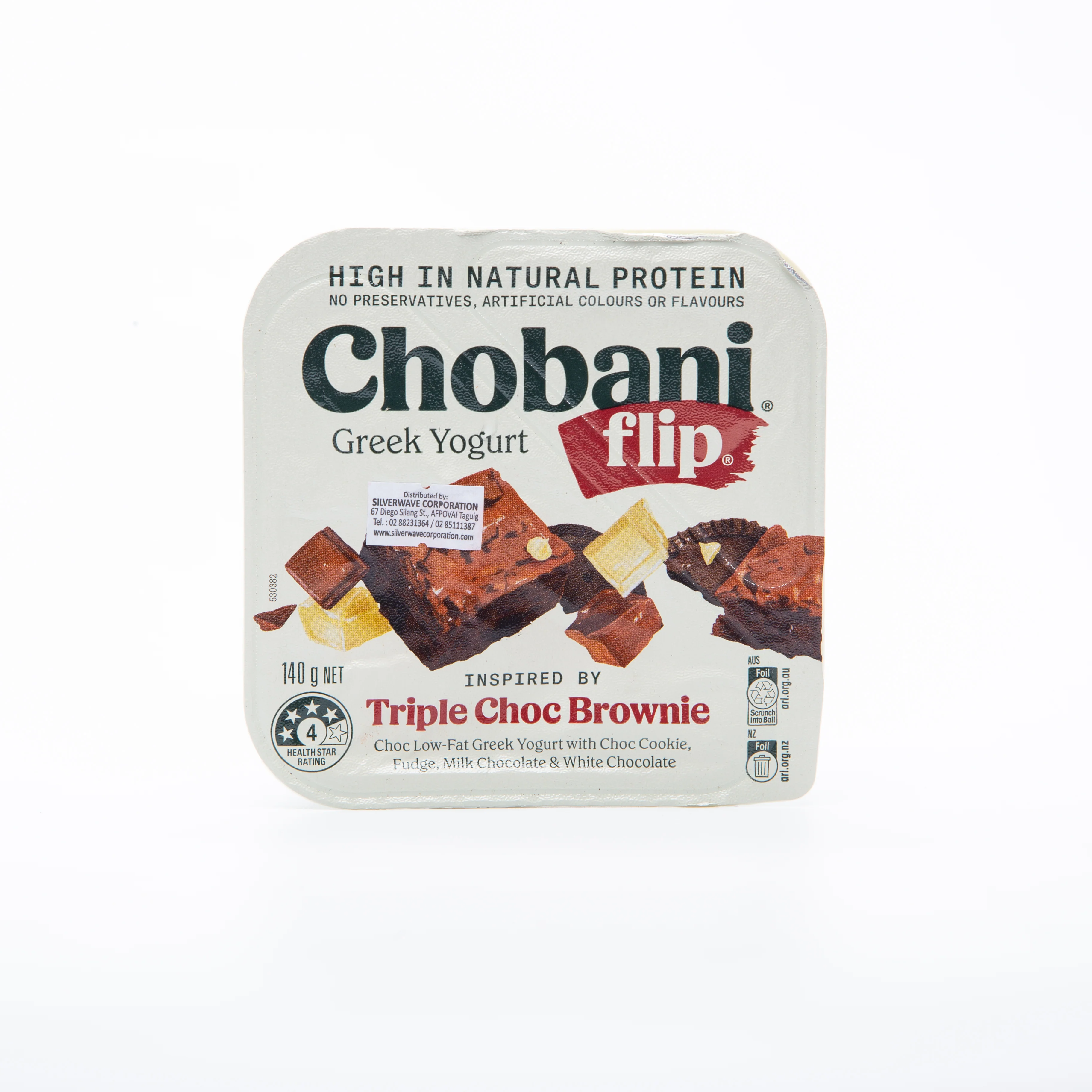 Chobani Triple Chocolate Brownie Greek Yogurt Flip 140g