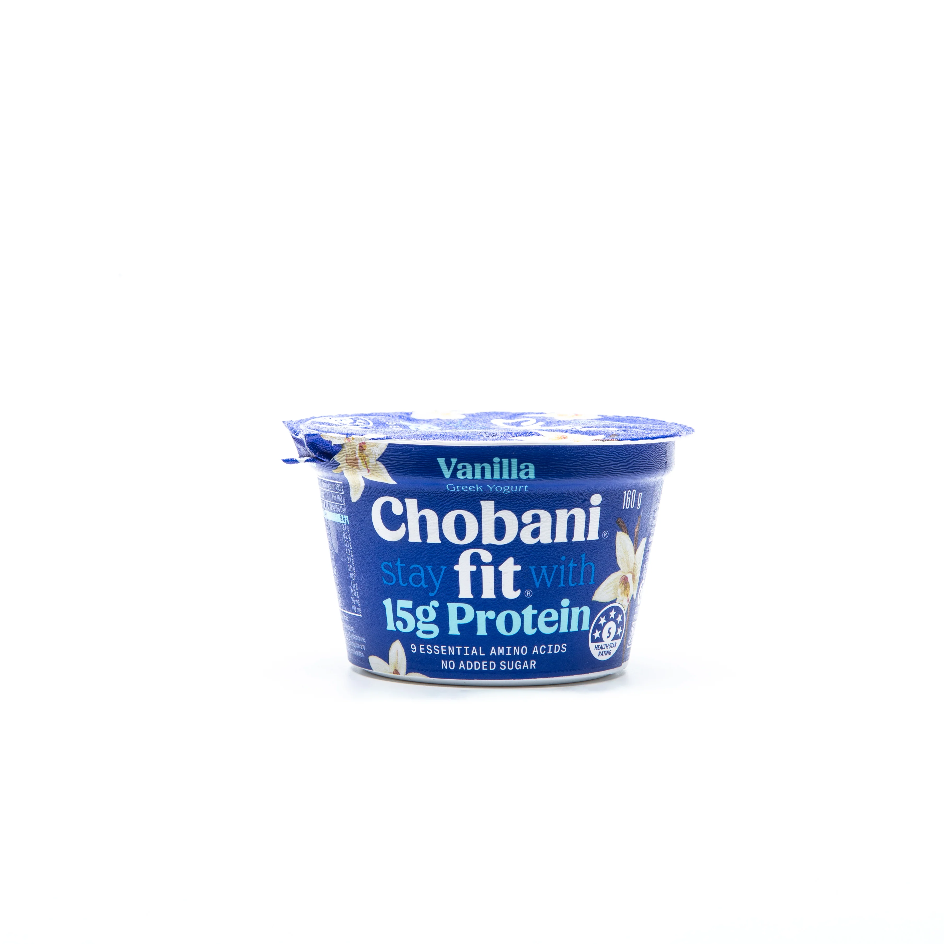 Chobani Vanilla Greek Yogurt Fit (15 g Protein) – 160 g - Image 4