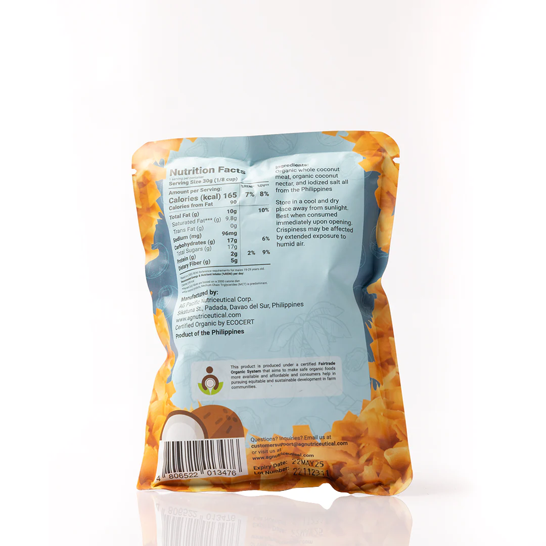 Coco Crisps Organic Baked Coconut Chips Original 30g - Image 2