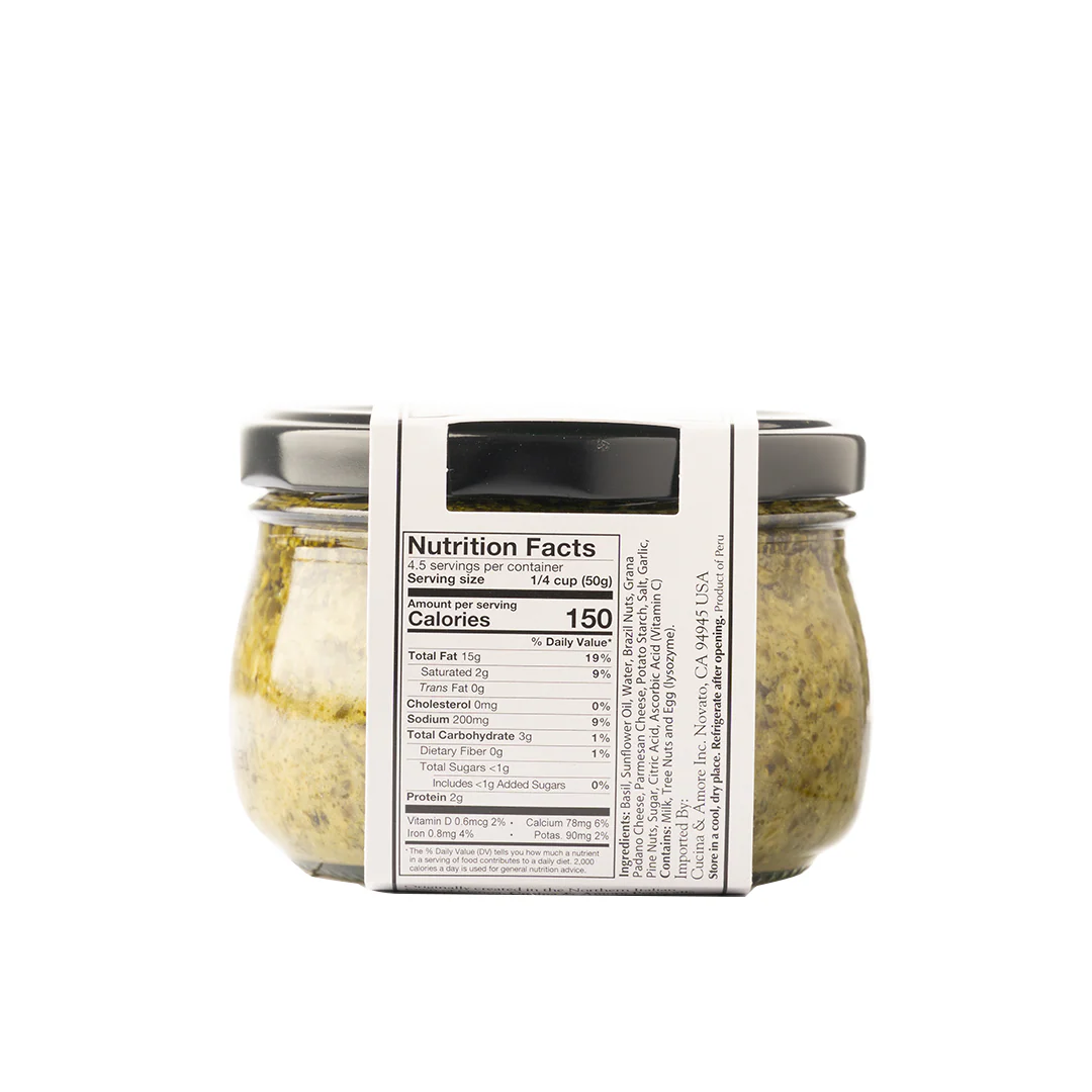 Cucina & Amore Pesto Alla Genovese (Basil Pesto) 225g - Image 2