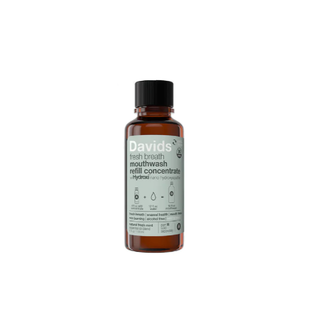 Davids Hydroxi Fresh Breath Fresh Mint Mouthwash 118ml