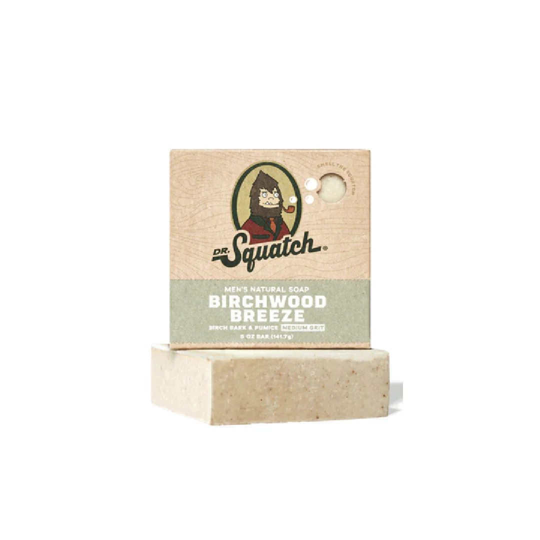 Dr. Squatch Men's Natural Soap Birchwood Breeze 141g