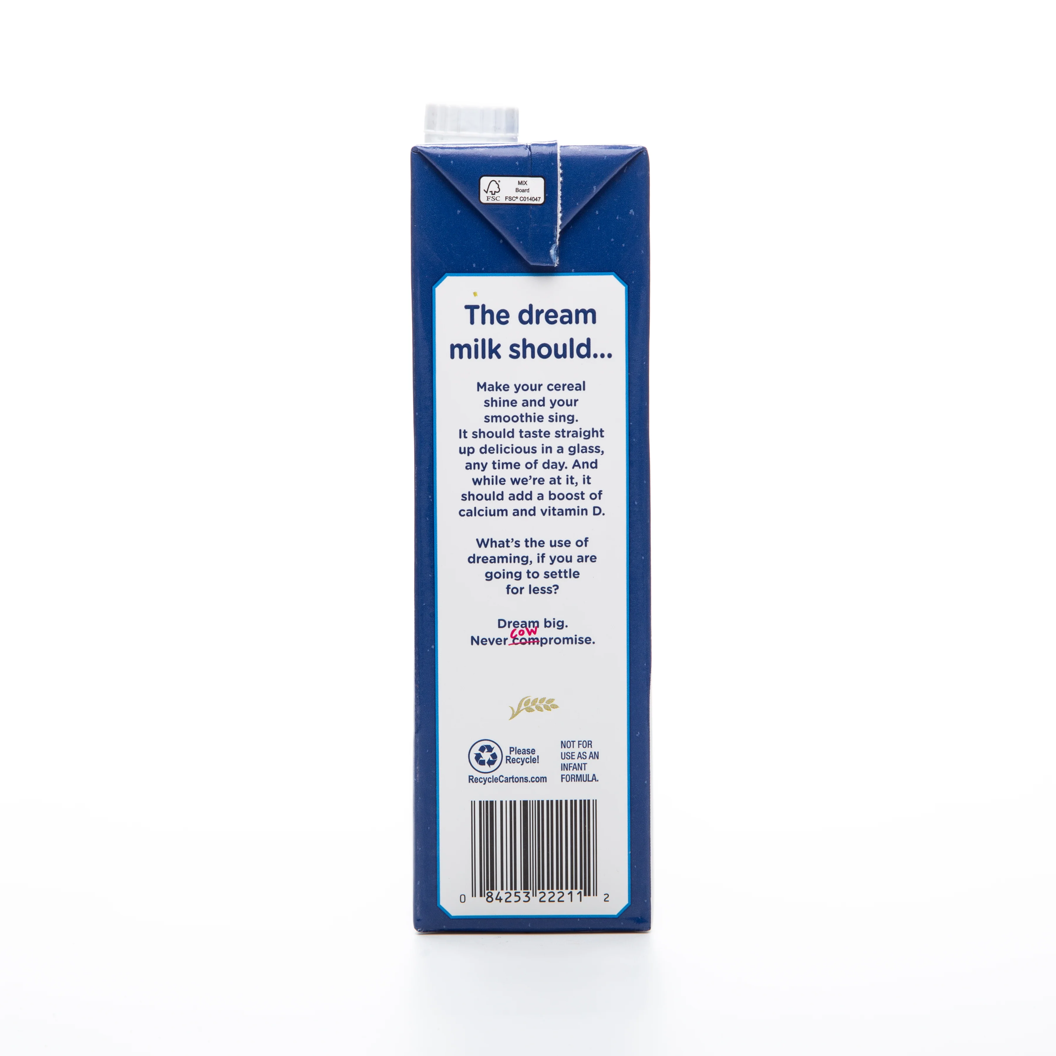 Dream Organic Unsweetened Rice Milk 946ml - Image 3