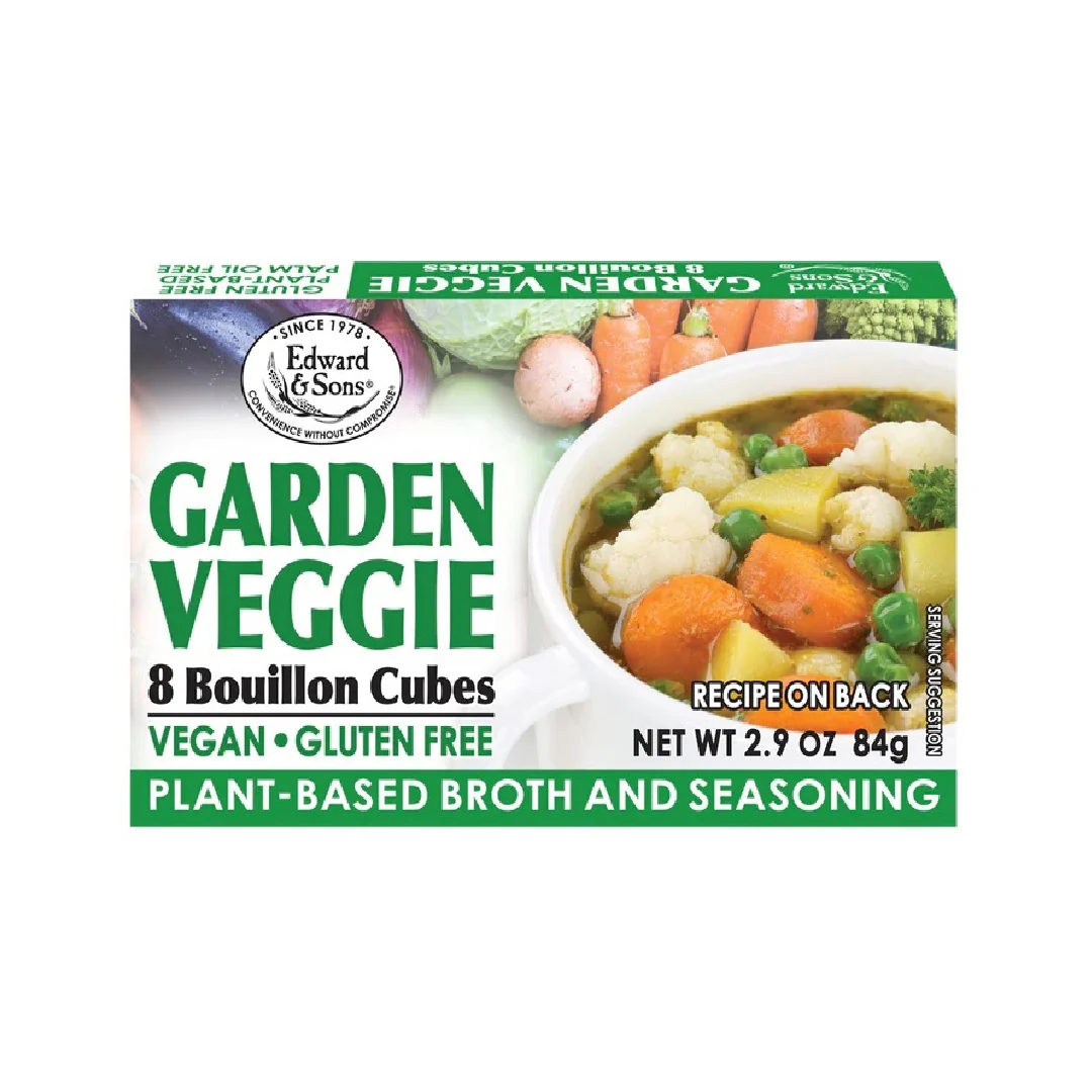 Edward & Sons Garden Veggie Bouillon Cubes 84g