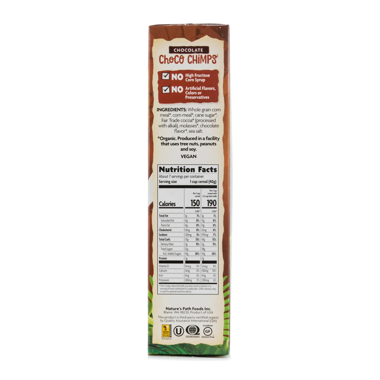 Envirokidz Choco Chimps Cereal 284g - Image 2