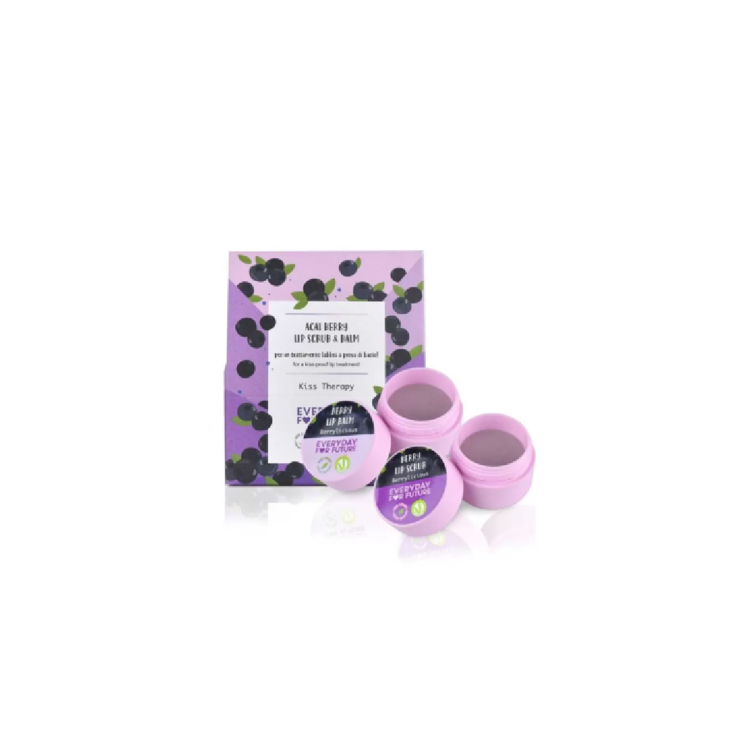 Everyday For Future Kiss Therapy Lip Scrub and Balm Berrylicious