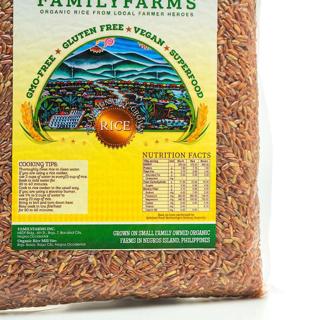 Family Farms Organic Red Rice 1kg - Image 2