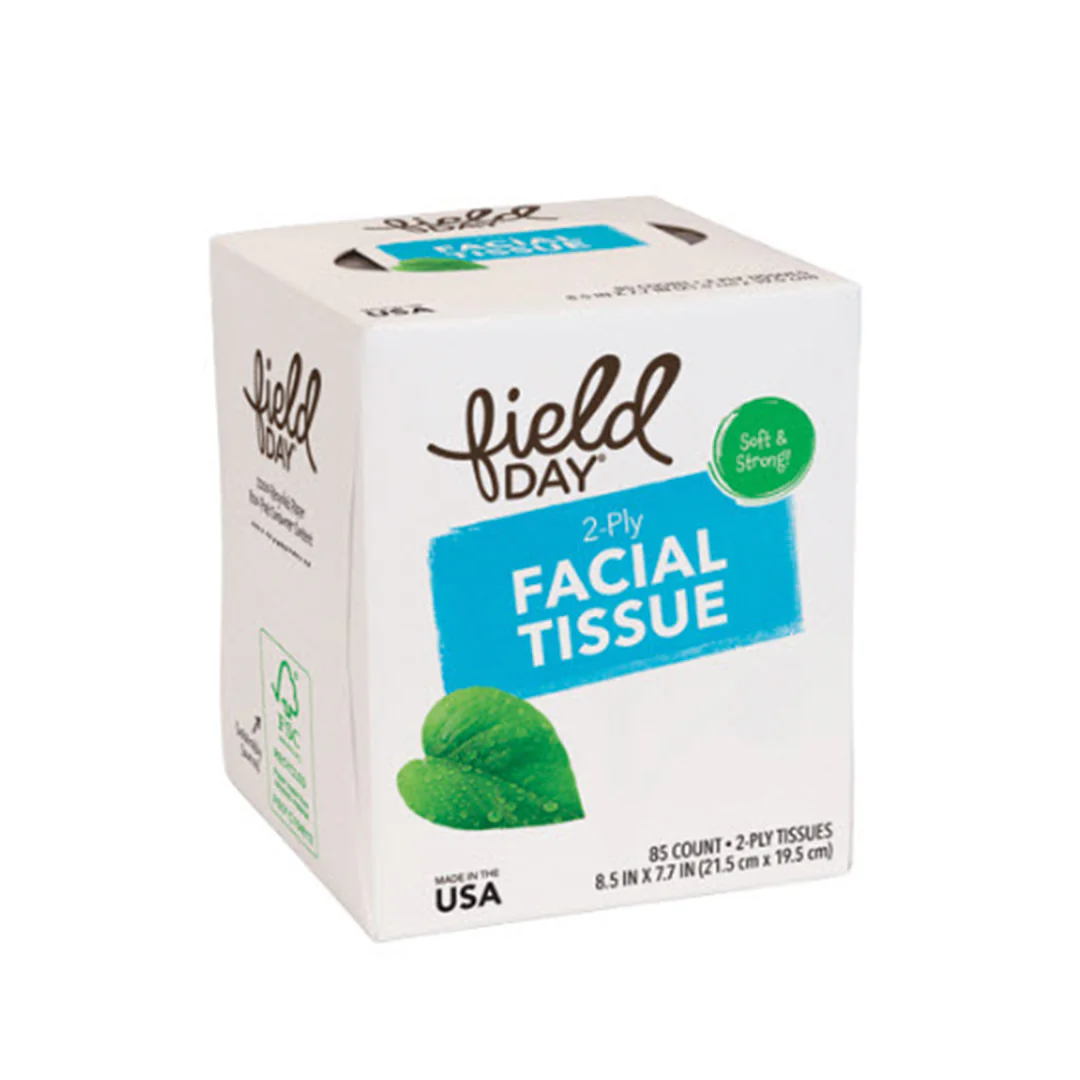 Field Day Facial Tissue 2-Ply 85count