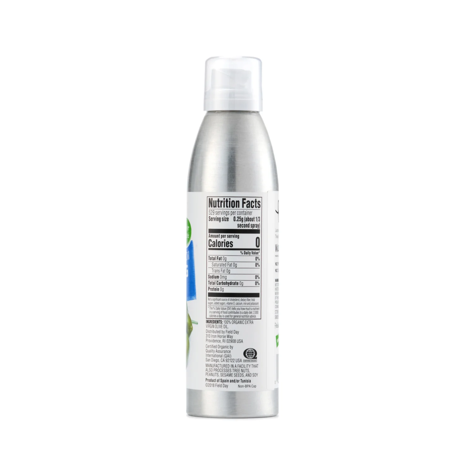 Field Day Organic Extra Virgin Olive Oil Cooking Spray 148ml - Image 2
